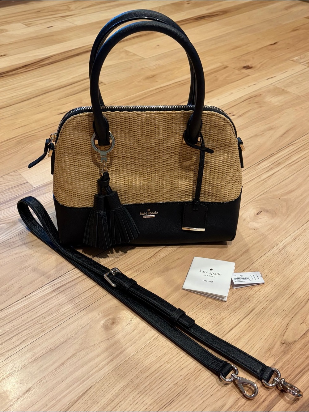 Kate Spade Cameron Street bag and Kate Spade black charm - both NWOT